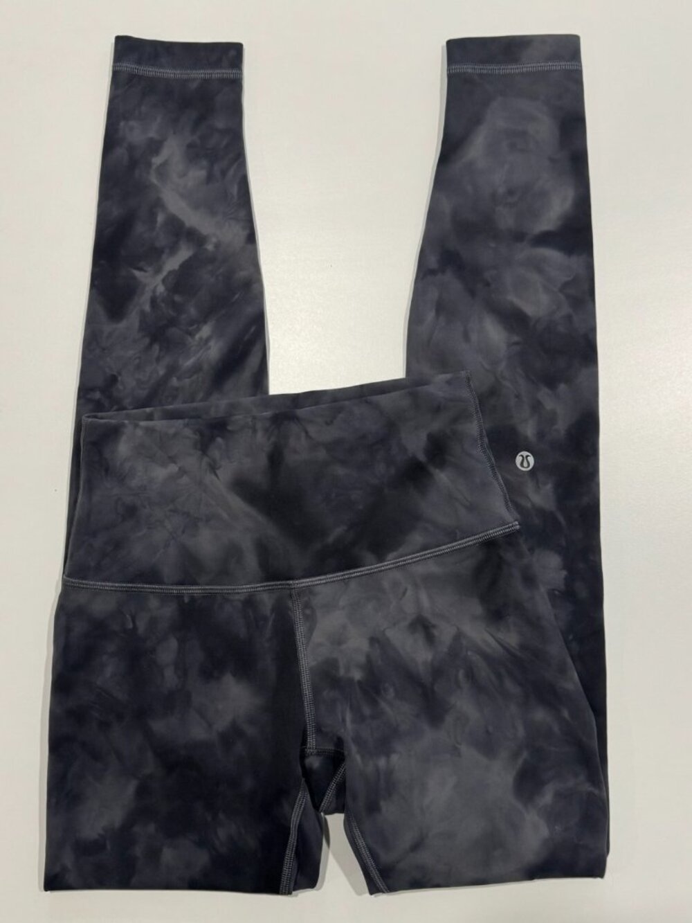 Lululemon Wunder Train High-Rise Tight 28" Diamond Dye Pitch Grey Size 4